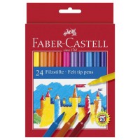 ESTUCHE CARTÓN 24 ROTULADORES ESCOLARES FABER CASTELL 554202 (Espera 4 dias)