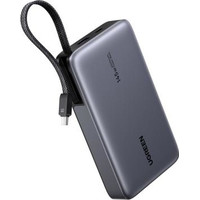 UGREEN 20000MAH 145W  BUILT-IN CABLE_ 145W FAST CHARGING POWER BANK WITH CABLE 20000MAH 100WC CABLE + 45WC FEMALE + 33WA FEMALE DEEP SPACE GRAY (LY) (Espera 4 dias)