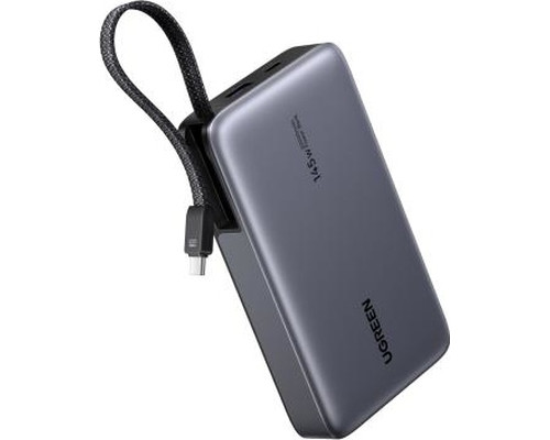 UGREEN 20000MAH 145W BUILT-IN CABLE_ 145W FAST CHARGING POWER BANK WITH CABLE 20000MAH 100WC CABLE + 45WC FEMALE + 33WA FEMALE DEEP SPACE GRAY (LY) (Espera 4 dias)-SX57 UGREEN 20000MAH 145W BUILT-IN CABLE_ 145W FAST CHARGING POWER BANK WITH CABLE 20000MAH 100WC CABLE + 45WC FEMALE + 33WA FEMALE DEEP SPACE GRAY (LY) (Espera 4 dias)