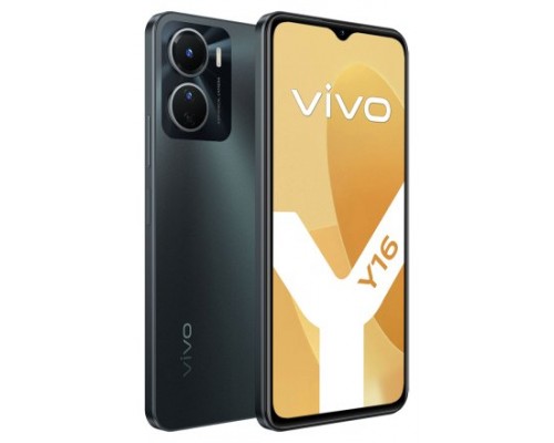VIVO Y16 (4+128) EB smartphones 16,5 cm (6.51") SIM doble Android 12 4G USB Tipo C 4 GB 128 GB 5000 mAh Negro (Espera 4 dias)
