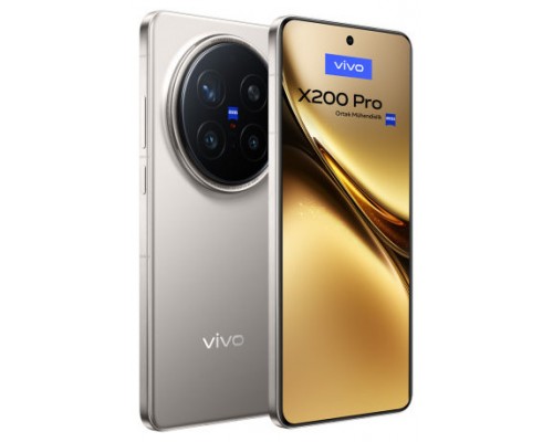VIVO X200 Pro 16+512GB 17,2 cm (6.78") SIM doble Android 15 5G 16 GB 6000 mAh Titanio (Espera 4 dias)