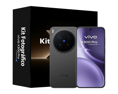 VIVO X300 Pro Black + funda + Teleobjetivo + ch90w