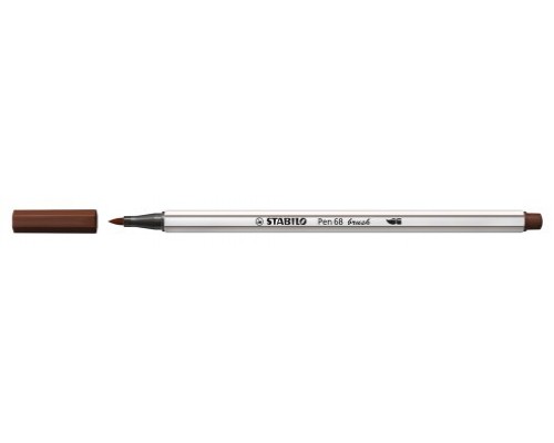 ROTULADOR PUNTA FIBRA PINCEL PEN 68 BRUSH MARRON STABILO 568/45 (MIN10) (Espera 4 dias)