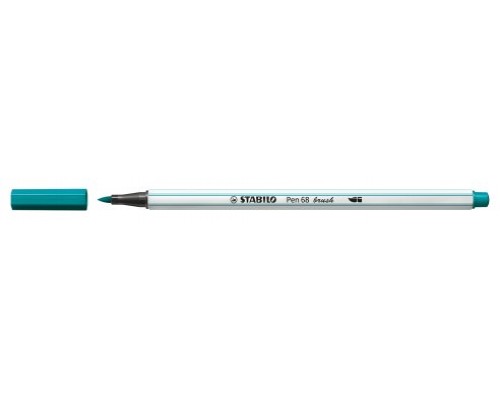 ROTULADOR PUNTA FIBRA PINCEL PEN 68 BRUSH TURQUESA STABILO 568/51 (MIN10) (Espera 4 dias)