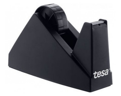 DISPENSADOR SOBREMESA "PORTARROLLOS" EASY CUT ECONOMY PARA ROOLLOS DE 66M. NEGRO TESA 57431-00000-02 (Espera 4 dias)
