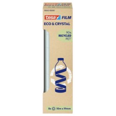 PACK 8 CINTAS ADHESIVAS TESAFILM ECO&PREMIUM 10:19  TOWER TESA TAPE 59043-00000-00 (Espera 4 dias)