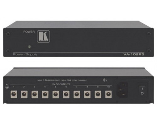 KRAMER AVSM 10&minus;PORT UNIVERSAL 5&minus;VOLT POWER SUPPLY- VA-102P5 (60-80161230) (Espera 4 dias)