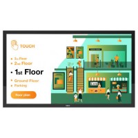 NEC MultiSync M551 PCAP Pantalla plana para señalización digital 139,7 cm (55") IPS 500 cd / m² 4K Ultra HD Negro Pantalla táctil 24/7 (Espera 4 dias)