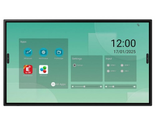 SHARP PN-LM551, 55" LM-SERIES INTERACTIVE DISPLAY, UHD, 500CD/M2, 18/7 PROOF, INFRARED TOUCH, 20 TOUCH POINTS, ANDROID SOC, USB-C, HDMI-OUT COMES WITH YODECK DIGITAL SIGNAGE CMS 1 YEAR LICENCE.(60006362) (Espera 4 dias)
