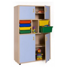 MUEBLE MEDIO ARMARIO 4 PUERTAS CUBETERO HAYA MOBEDUC 600315HPS18 (Espera 4 dias)