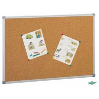 TABLERO ANUNCIOS CORCHO CON MARCO DE ALUMINIO 100X200 CM FAIBO 601-5 (Espera 4 dias)