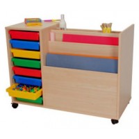 CARRO PL&Aacute;STICA CARTULINERO Y CUBETERO HAYA MOBEDUC 602207HR18 (Espera 4 dias)