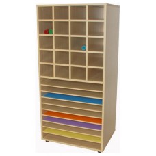 MUEBLE CARTULINERO Y 20 CASILLAS HAYA MOBEDUC 602209HP18 (Espera 4 dias)