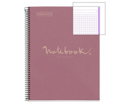 CUADERNO 100% RECICLADO NB-1 A4 80HOJAS ECOLAVANDA EMOTIONS MIQUELRIUS 6090 (Espera 4 dias)