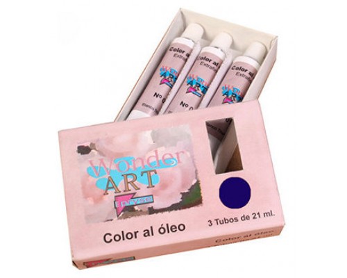 CAJA 3 TUBOS 21ML. ÓLEO Nº.26 AZUL PRUSSIAN WONDER ART BY PRYSE 6250026 (Espera 4 dias)