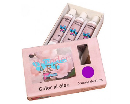 CAJA 3 TUBOS 21ML. ÓLEO Nº.56 VIOLETA WONDER ART BY PRYSE 6250056 (Espera 4 dias)