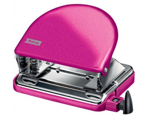 TALADRO METALICO MODELO 52 WOW CAPACIDAD 20 HOJAS COLOR ROSA PETRUS 626517 (Espera 4 dias)