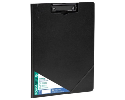 CARPETA C/PINZA A4 POLIPROPILENO RIGIDO FOAM STLYE NEGRO CARCHIVO 63040106 (Espera 4 dias)