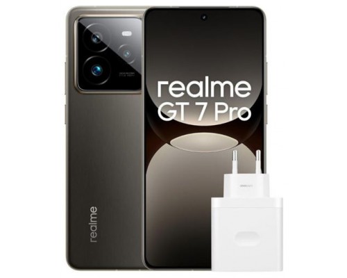 realme GT 7 Pro 17,2 cm (6.78") SIM doble Android 15 5G USB Tipo C 12 GB 512 GB 5800 mAh Gris (Espera 4 dias)