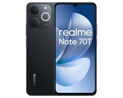 realme Note 70T 17,1 cm (6.74") SIM doble Android 15 4G USB Tipo C 4 GB 256 GB 6000 mAh Negro (Espera 4 dias)