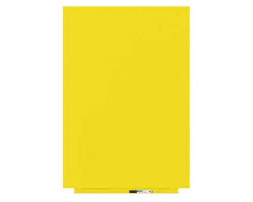 PIZARRA SIN MARCO SKINWHITEBOARD COLOR AMARILLO TRÁFICO ESCALA DE AMARILLOS. MEDIDA 75X115CM MAGNÉTICA MODULAR ROCADA 6420R-1023 (Espera 4 dias)