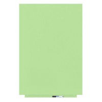 PIZARRA SIN MARCO SKINWHITEBOARD COLOR VERDE P&Aacute;LIDO ESCALA DE VERDES. MEDIDA 75X115CM MAGN&Eacute;TICA MODULAR ROCADA 6420R-230 (Espera 4 dias)
