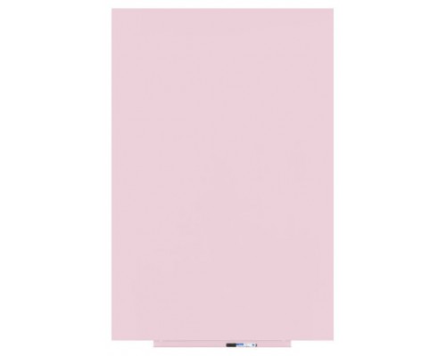 PIZARRA SIN MARCO SKINWHITEBOARD COLOR ROSA. MEDIDA 100X150CM MAGNÉTICA MODULAR ROCADA 6421R-490 (Espera 4 dias)