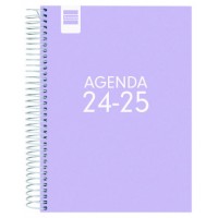 AGENDA ESCOLAR 2024-2025 4º 155X212 1 DÍA PÁGINA COOL LILA FINOCAM 645060825 (Espera 4 dias)