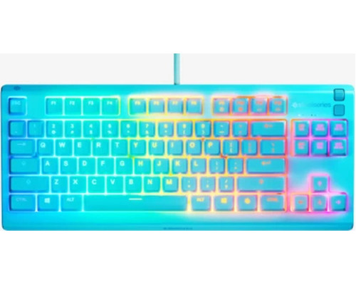 Steelseries Apex 3 TKL - US teclado Juego USB QWERTY Inglés de EE. UU. Color aguamarina (Espera 4 dias)-SX20 Steelseries Apex 3 TKL - US teclado Juego USB QWERTY Inglés de EE. UU. Color aguamarina (Espera 4 dias)