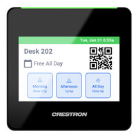 CRESTRON - (TSS-470E-B-T) 3.5 IN. DESK SCHEDULING TOUCH SCREEN, BLACK TEXTURED (Espera 4 dias)