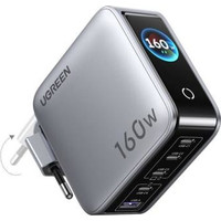 UGREEN UGREEN NEXODE PRO DISPLAY 160W CARGADOR USB C CARGA RÁPIDA PANTALLA TFT PD 3.1 (CABLE INSIDE- 160W 5-PORT GAN FAST CHARGER SET (EUROPEAN STANDARD) WITH 4 USB-C PORTS AND 1 USB-A PORT (STARLIGHT SILVER)) (Espera 4 dias)-27SX UGREEN UGREEN NEXODE PRO DISPLAY 160W CARGADOR USB C CARGA RÁPIDA PANTALLA TFT PD 3.1 (CABLE INSIDE- 160W 5-PORT GAN FAST CHARGER SET (EUROPEAN STANDARD) WITH 4 USB-C PORTS AND 1 USB-A PORT (STARLIGHT SILVER)) (Espera 4 dias)