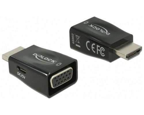 Delock Adaptador HDMI-A macho VGA hembra