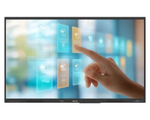 (NEW) PHILIPS EDUCATION 65" E-LINE, UHD, ANDROID 14, IR 40 TOUCH, USB-C, NFC, HDMI OUT, WIRESS SCREEN SHARING, WAVE (65BDL4252E/00) (Espera 4 dias)-SX256 (NEW) PHILIPS EDUCATION 65" E-LINE, UHD, ANDROID 14, IR 40 TOUCH, USB-C, NFC, HDMI OUT, WIRESS SCREEN SHARING, WAVE (65BDL4252E/00) (Espera 4 dias)