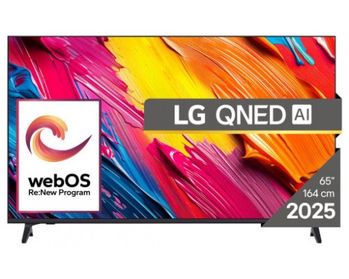 LG QNED AI 65QNED70A6A Televisor 165,1 cm (65") 4K Ultra HD Smart TV Wifi Negro (Espera 4 dias)