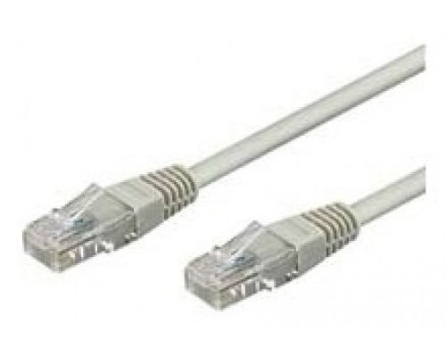 Cable de red gris de pares trenzados, en categoria 6