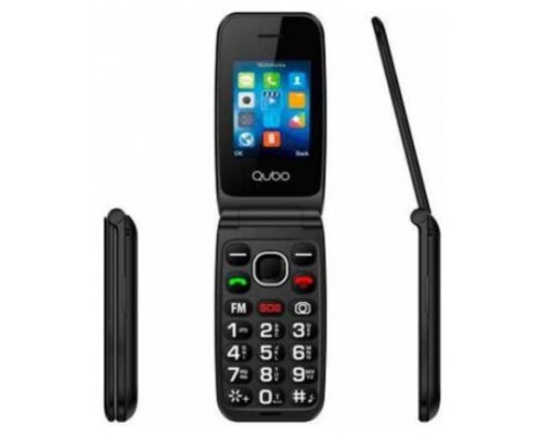 Telefono Qubo Neo2nw BK 2,4" Negro SOS