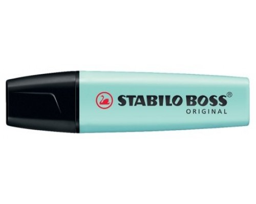 MARCADOR.FLUORESCENTE BOSS TRAZO 2/5MM. TURQUESA PASTEL STABILO 70/113 (MIN10) (Espera 4 dias)