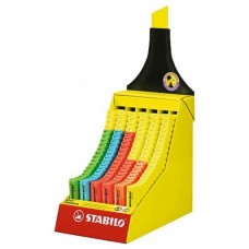 EXPOSITOR DE CARTON CON FORMA STABILO BOSS 120 UNIDADES SURTIDAS 6 COLORES TRAZO 2/5MM. STABILO 70/120-2 (Espera 4 dias)