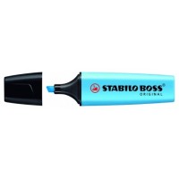 MARCADOR FLUORESCENTE BOSS ORIGINAL TRAZO 2/5MM. AZUL STABILO 70/31 (MIN10) (Espera 4 dias)