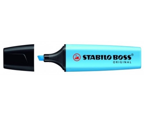 MARCADOR FLUORESCENTE BOSS ORIGINAL TRAZO 2/5MM. AZUL STABILO 70/31 (MIN10) (Espera 4 dias)