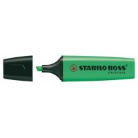 MARCADOR FLUORESCENTE BOSS ORIGINAL TRAZO 2/5MM. TURQUESA STABILO 70/51 (MIN10) (Espera 4 dias)