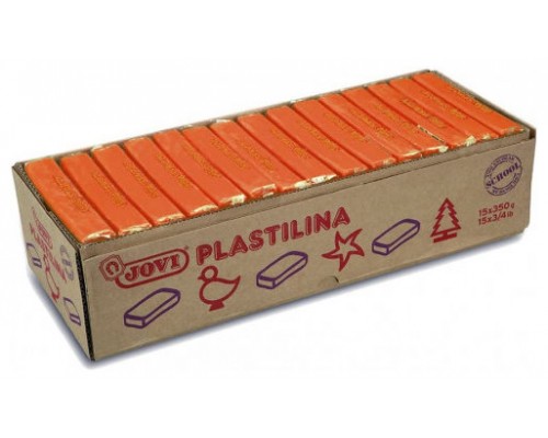 CAJA 15 PASTILLAS PLASTILINA 350 G - NARANJA JOVI 7204 (Espera 4 dias)