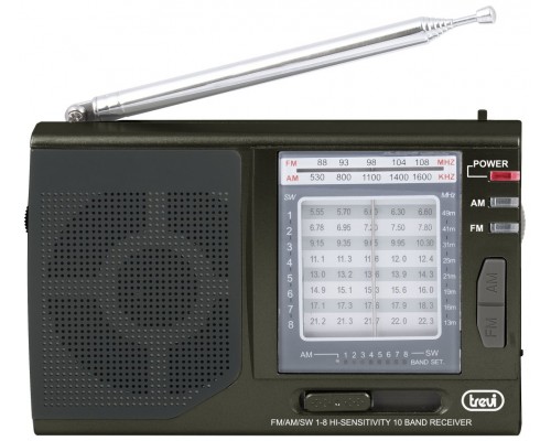 RADIO TREVI MB 728 PORTABLE MULTIBAND RADIO ESTILO RETRO BLACK