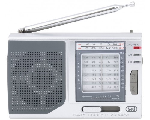 RADIO TREVI MB 728 PORTABLE MULTIBAND RADIO ESTILO RETRO SILVER