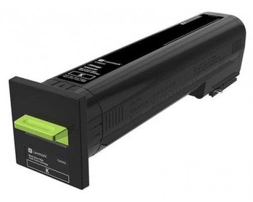 Lexmark CS820, CX820, CX825 Cartucho de toner negro rendimiento extra alto