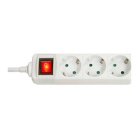 Lindy 73101 base m&uacute;ltiple 3 salidas AC Interior Blanco (Espera 4 dias)