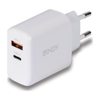Lindy 73428 cargador de dispositivo m&oacute;vil Universal Blanco Corriente alterna Carga r&aacute;pida Interior (Espera 4 dias)
