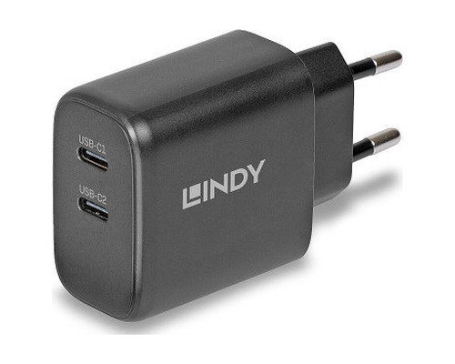 Lindy 73438 cargador de dispositivo móvil Universal Negro Corriente alterna Carga rápida Interior (Espera 4 dias)-SX17 Lindy 73438 cargador de dispositivo móvil Universal Negro Corriente alterna Carga rápida Interior (Espera 4 dias)