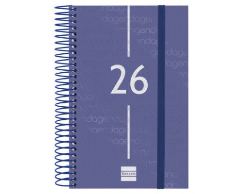 AGENDA 2026 BASIC YEAR E5 117X181MM DIA PAGINA AZUL FINOCAM 741091026 (Espera 4 dias)