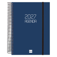 AGENDA 2027 BASIC OPAQUE E10 155X212MM DIA PAGINA AZUL FINOCAM 742911027 (Espera 4 dias)-6SX AGENDA 2027 BASIC OPAQUE E10 155X212MM DIA PAGINA AZUL FINOCAM 742911027 (Espera 4 dias)